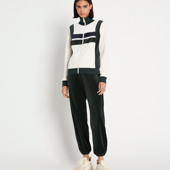 Tory Burch VELOUR TRACK JOGGER - Picture 1 of 8